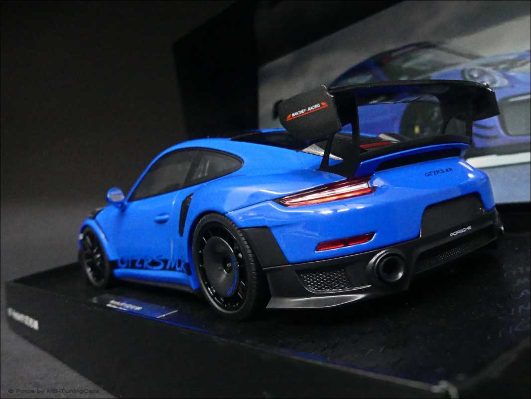 1:18 Porsche 911 [991.2] GT2 RS MR Manthey Racing blau- schwarz Collector Edition